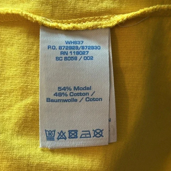 BODEN SOFT COTTON BLEND JERSEY YELLOW SIENNA DRESS 10L - Picture 5 of 7